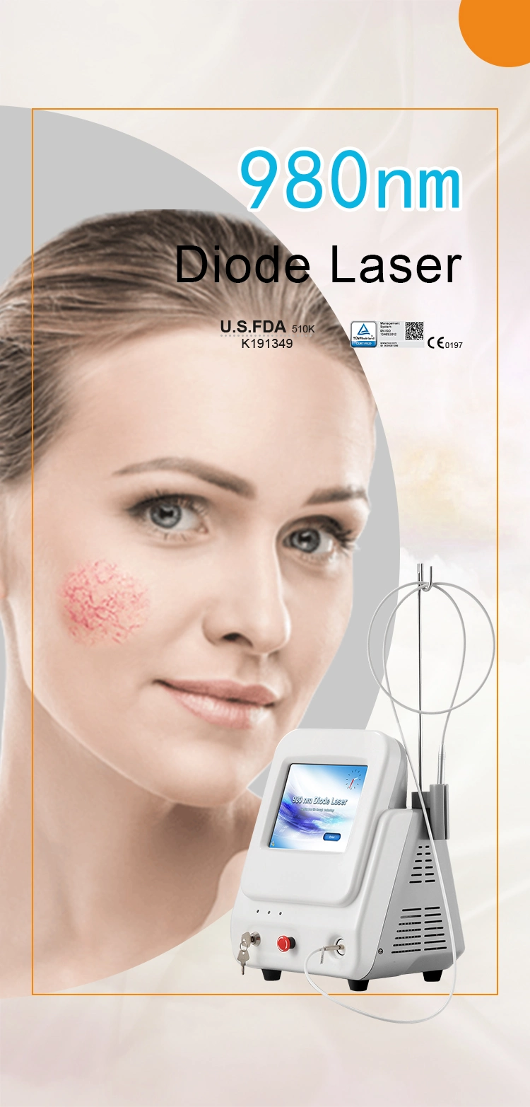 Medical Laser Diode 980nm Beauty Equipment for Facial Vascular